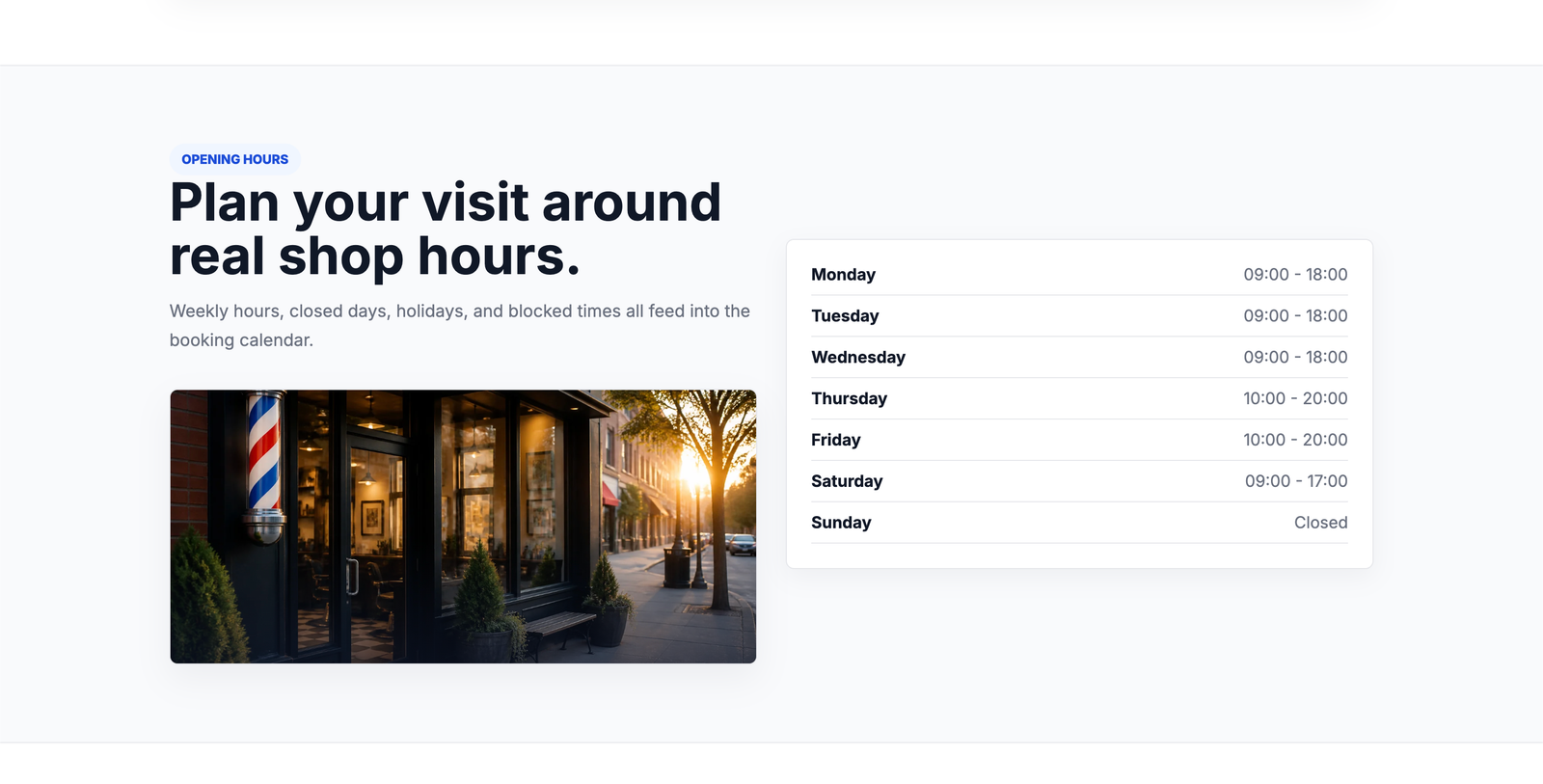 Booking system project media